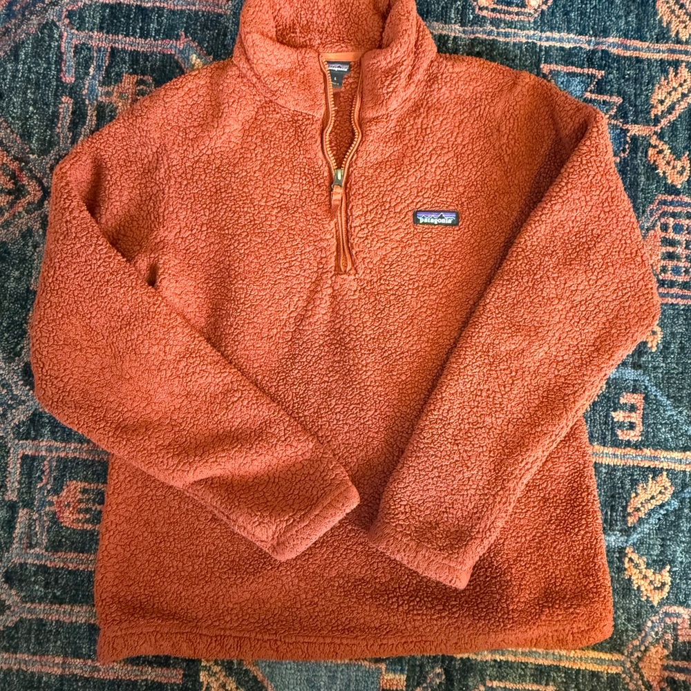 Patagonia Rust Los Gatos Quarter Zip Pullover